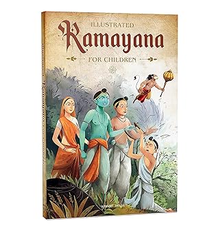 ILLUSTRATED RAMAYANA FOR CHILDREN (BLACK AND WHITE)