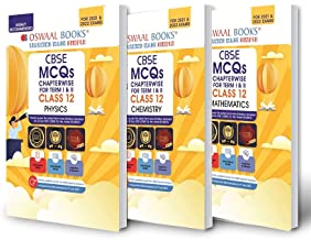 
Oswaal CBSE MCQs Chapterwise Question Bank For Term I & II, Class 12 (Set of 3 Books) Physics, Chemistry, Mathematics (With the largest MCQ Question Pool for 2021-22 Exam)