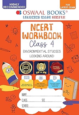 Oswaal NCERT & CBSE Workbook Environmental Studies (Looking Around) Class 4 (For Latest Exam)