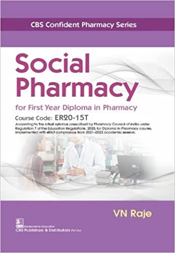 CBS Confident Pharmacy Series Social Pharmacy for First Year Diploma in Pharmacy