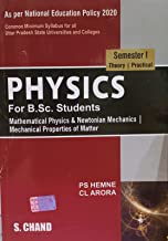 PHYSICS FOR B.SC. STUDENTS (SEMESTER-I) AS PER NEP-UP