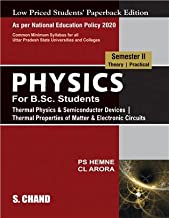 PHYSICS FOR B.SC. STUDENTS (SEMESTER-II) AS PER NEP-UP