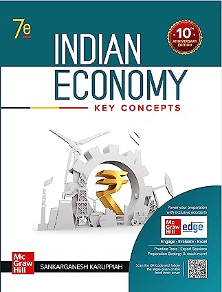 Indian Economy -Key Concepts ( English| 7th Edition) | UPSC | Civil Services Exam | State Administrative Exams