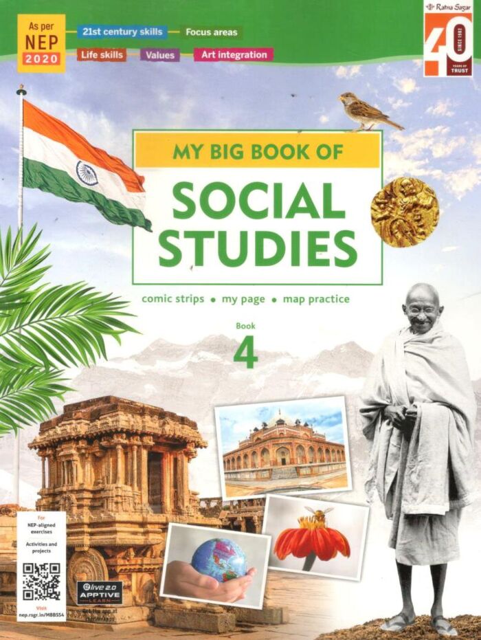 Ratna Sagar My Big Book of Social Studies for Class 4 As per NEP 2020