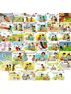 NCERT Barkha Series Level 1 to 4 Story Books for Children (Set of 40 Books) 