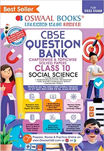 OSWAAL CBSE CHAPTERWISE & TOPICWISE QUESTION BANK CLASS 10 SOCIAL SCIENCE BOOK (FOR 2022-23 EXAM) 