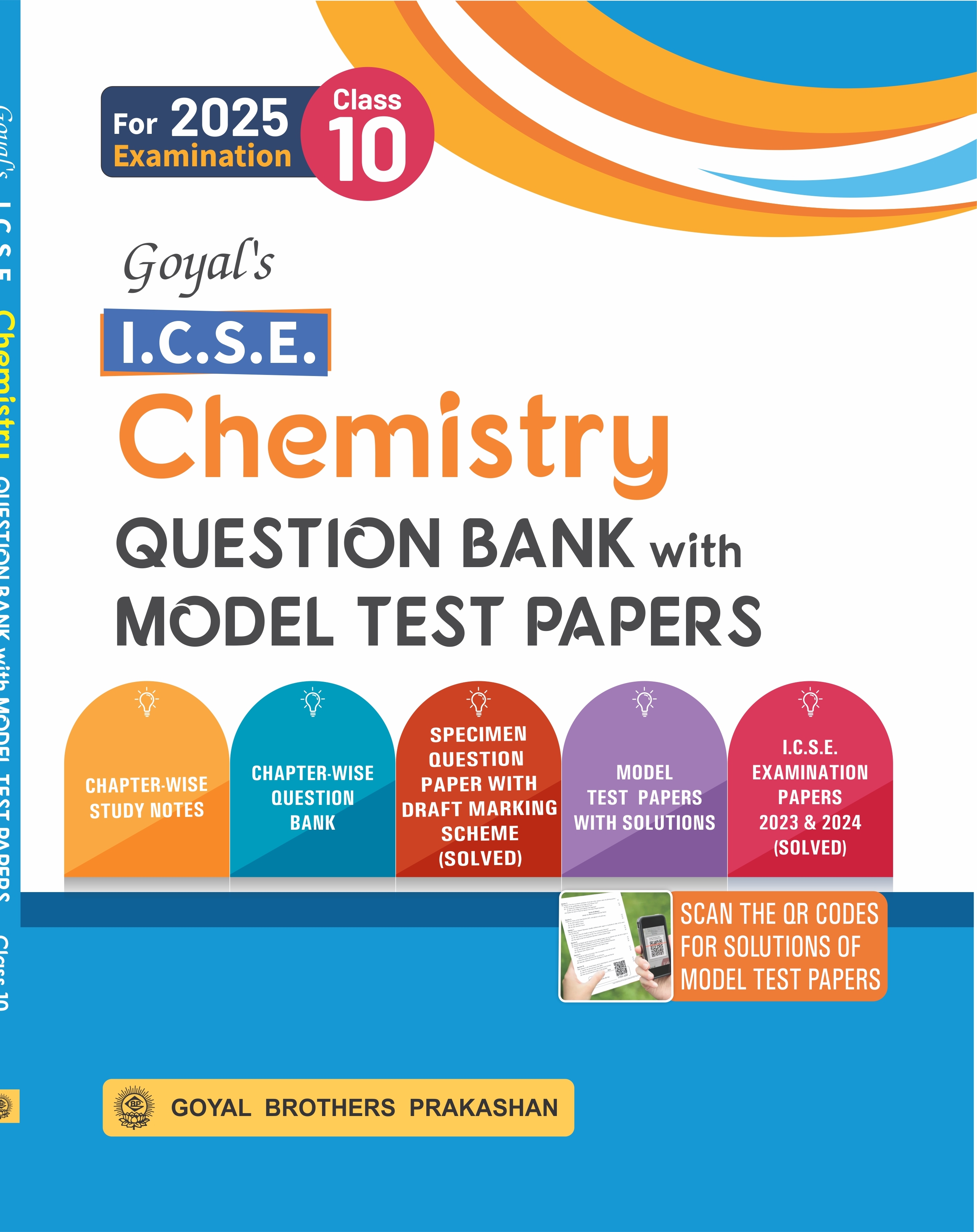 Goyal's ICSE Chemistry Specimen Question Bank with Model Test Papers Class 10 for 2025 Examination