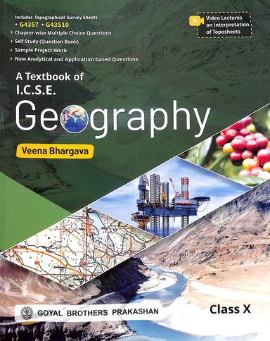 A Textbook of ICSE Geography for class 10 