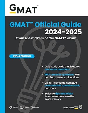 GMAT Official Guide 2024-2025: Books + Online Question Bank