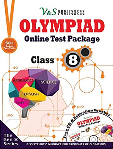 Olympiad Online Test Package Class 8 (Free CD With Activation Voucher)