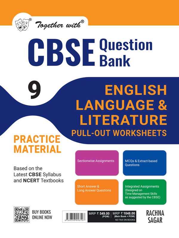 Together With CBSE Class 9 English Language & Literature Pull-Out  Worksheets Practice Material Exam 2024-25