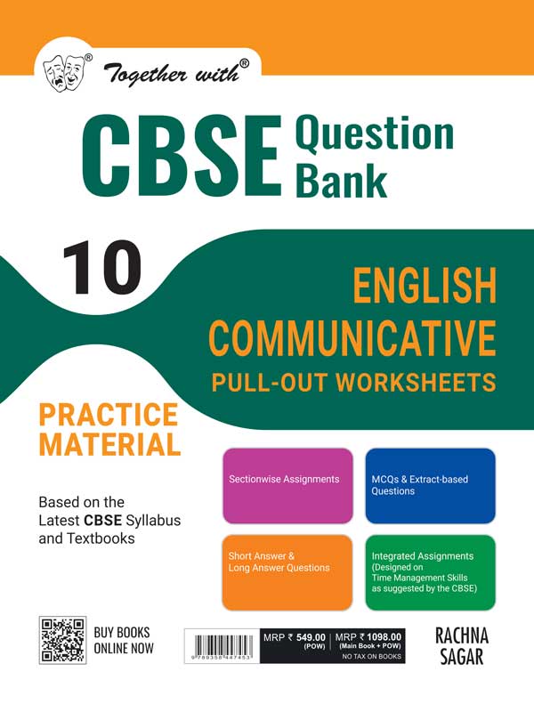 Together With CBSE Class 10 English Communicative Pull-Out Worksheet Practice Material Exam 2024-25