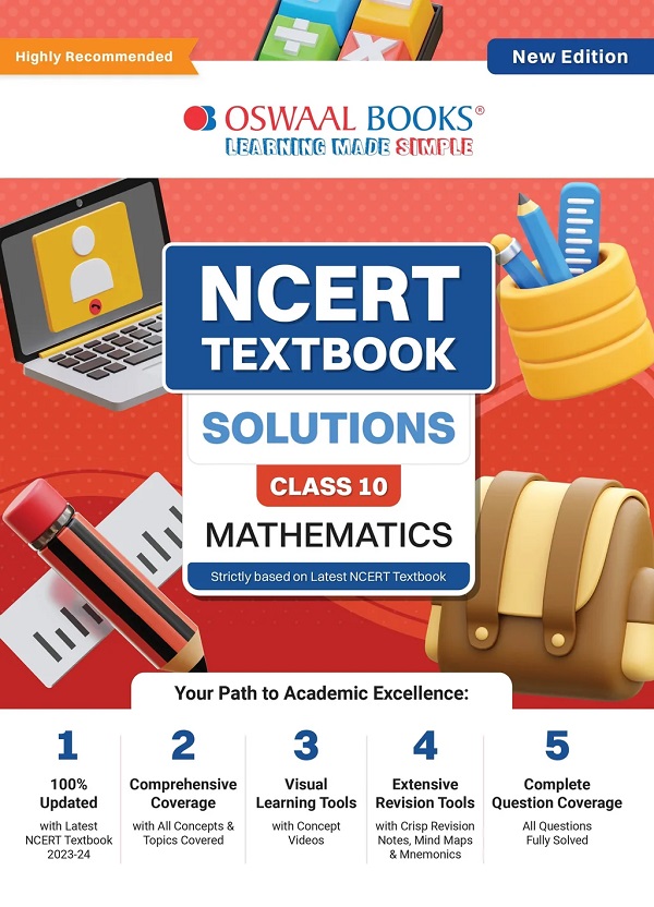 NCERT TEXTBOOK SOLUTIONS CLASS 10 MATHEMATICS | FOR LATEST EXAM