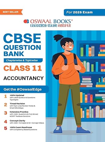 Oswaal CBSE Question Bank Class 11 Accountancy, Chapterwise and Topicwise Solved Papers For 2025 Exams 