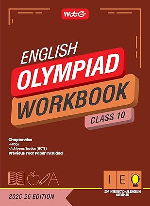 English Olympiad Workbook Class 10 For 2025-2026 Edition