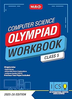 Computer Science Olympiad Workbook Class 5 For 2025-2026 Edition