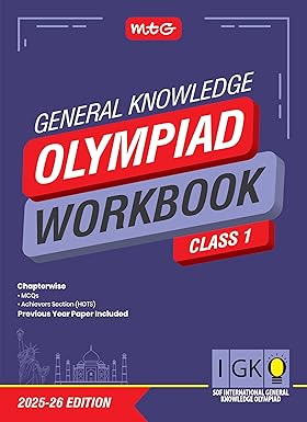 General Knowledge Olympiad Workbook Class 1 For 2025-2026 Edition