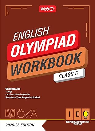English Olympiad Workbook Class 5 For 2025-2026 Edition