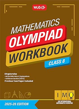 Mathematics Olympiad Workbook Class 8 For 2025-2026 Edition
