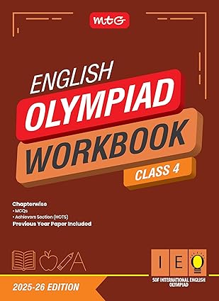 English Olympiad Workbook Class 4 For 2025-2026 Edition