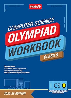 Computer Science Olympiad Workbook Class 9 For 2025-2026 Edition