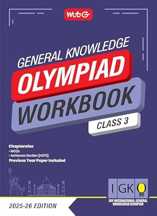 General Knowledge Olympiad Workbook Class 3 For 2025-2026 Edition