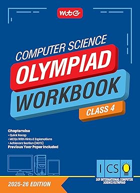 Computer Science Olympiad Workbook Class 4 For 2025-2026 Edition