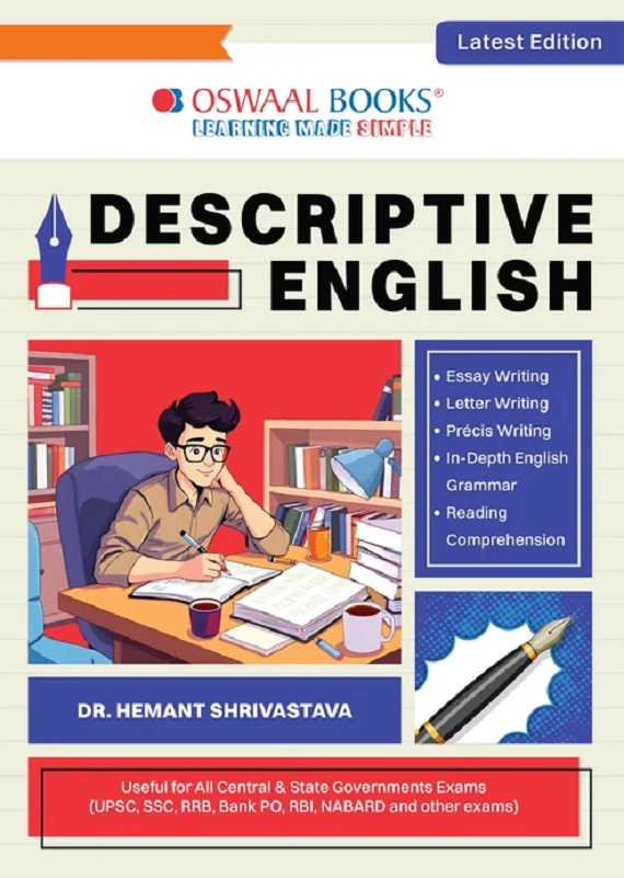 DESCRIPTIVE ENGLISH FOR COMPETITIVE & GOVERNMENT EXAMS | ESSAYS, PRÃ©CIS, LETTERS, READING COMPREHENSION & GRAMMAR | UPSC, SSC, RRB, BANK PO, NABARD, RBI, IIM WAT | FOR 2026-27 EXAMS