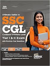 DISHA ULTIMATE GUIDE TO SSC CGL - COMBINED GRADUATE LEVEL - TIER I & TIER II EXAM WITH PREVIOUS YEAR QUESTIONS