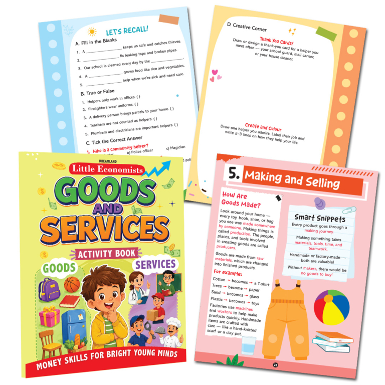 Little Economist: Goods and Services- Financial Literacy Book for Kids Ages 7- 12