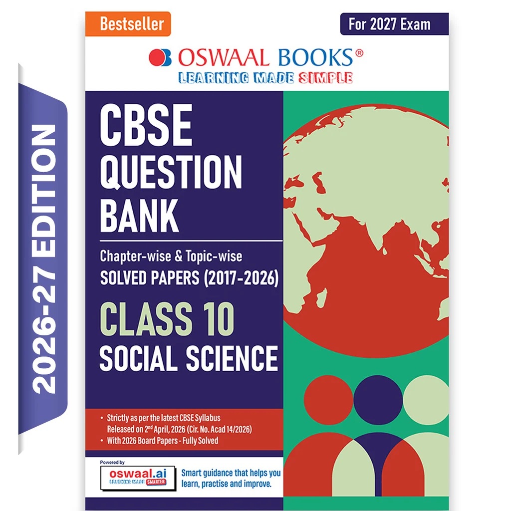 CBSE Class 10 Social Science Question Bank | Chapter & Topic-wise Solved Papers (2017-2026)