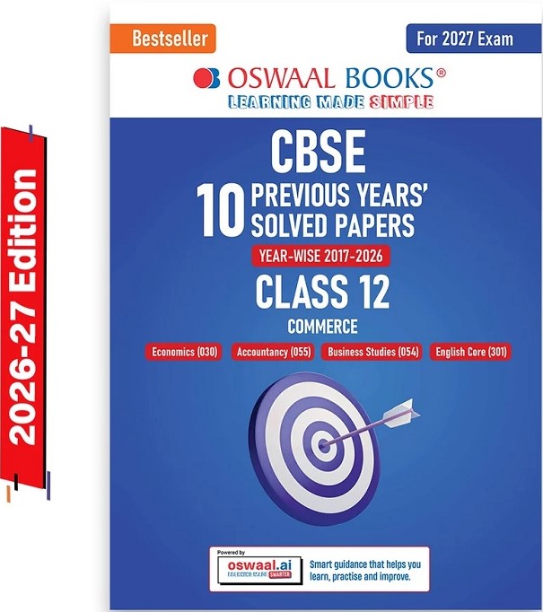 CBSE 10 PREVIOUS YEARS PAPERS COMMERCE | CLASS 12 | YEAR-WISE(2017-2026)