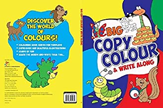 Colouring book for kids : Big Copy Colour and Write Along Book