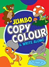 Colouring book for kids: Jumbo Copy Colour and Write Along Book