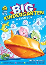 Big Kindergarten  Activity Workbook Ages 5-6, Alphabets,Colours & Shapes, Numbers 0-12, Transition Maths,Reading Readiness,Answer Key and more