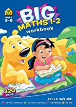 Big Math 1-2 Workbook Ages 6-8, 1st Grade, 2nd Grade, Addition, Subtraction, Word Problems, Time, Money, Fractions, and More