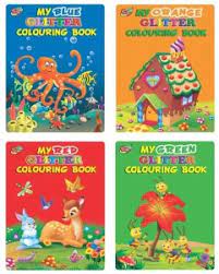 Glitter Colouring Books (4 Titles)