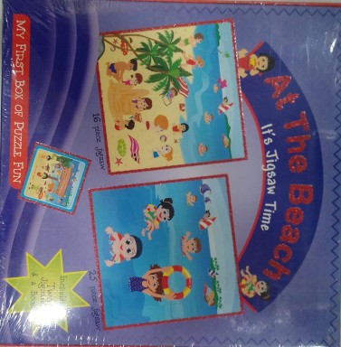 At the Beach : It's Jigsaw Time (My First Box of Puzzle Fun) 