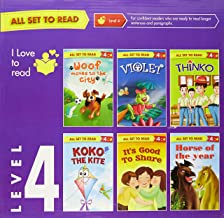 All set to Read- Readers Level 4- For confident readers- READERS- 6 books in a  Red Box