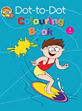Colouring book: Dot-to-Dot Colouring Book Level 4