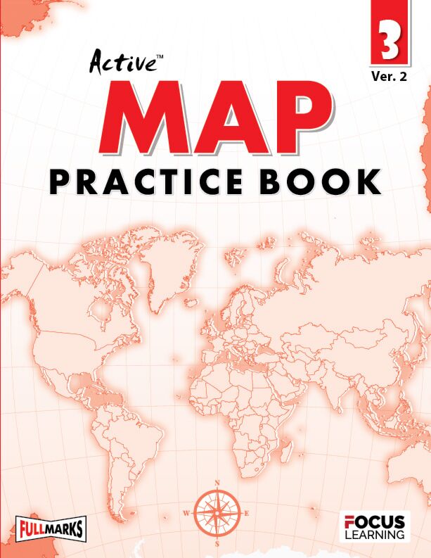 Focus Learning Active Map Practice Book for Class 3