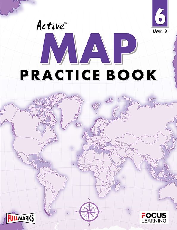 Focus Learning Active Map Practice Book for Class 6