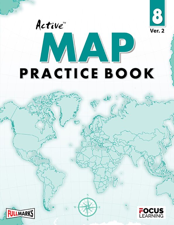 Focus Learning Active Map Practice Book for Class 8