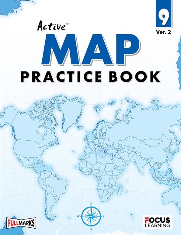Focus Learning Active Map Practice Book for Class 9