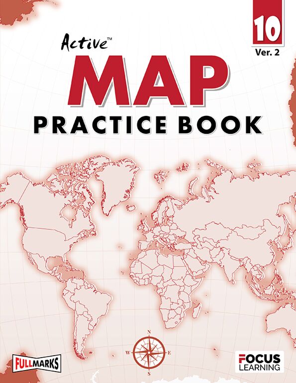 Focus Learning Active Map Practice Book for Class 10