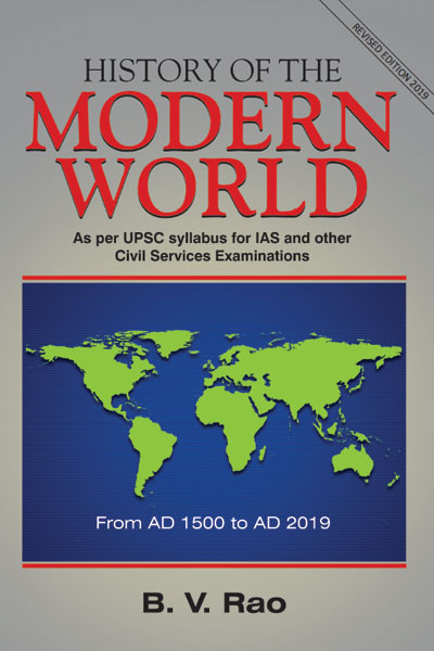 HISTORY OF MODERN WORLD FROM AD 1500 TO AD 2019