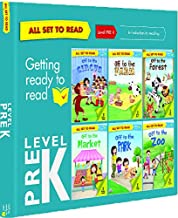 All set to Read- Level Pre-K- Introduction to Reading- READERS- 6 books in a  Blue Box