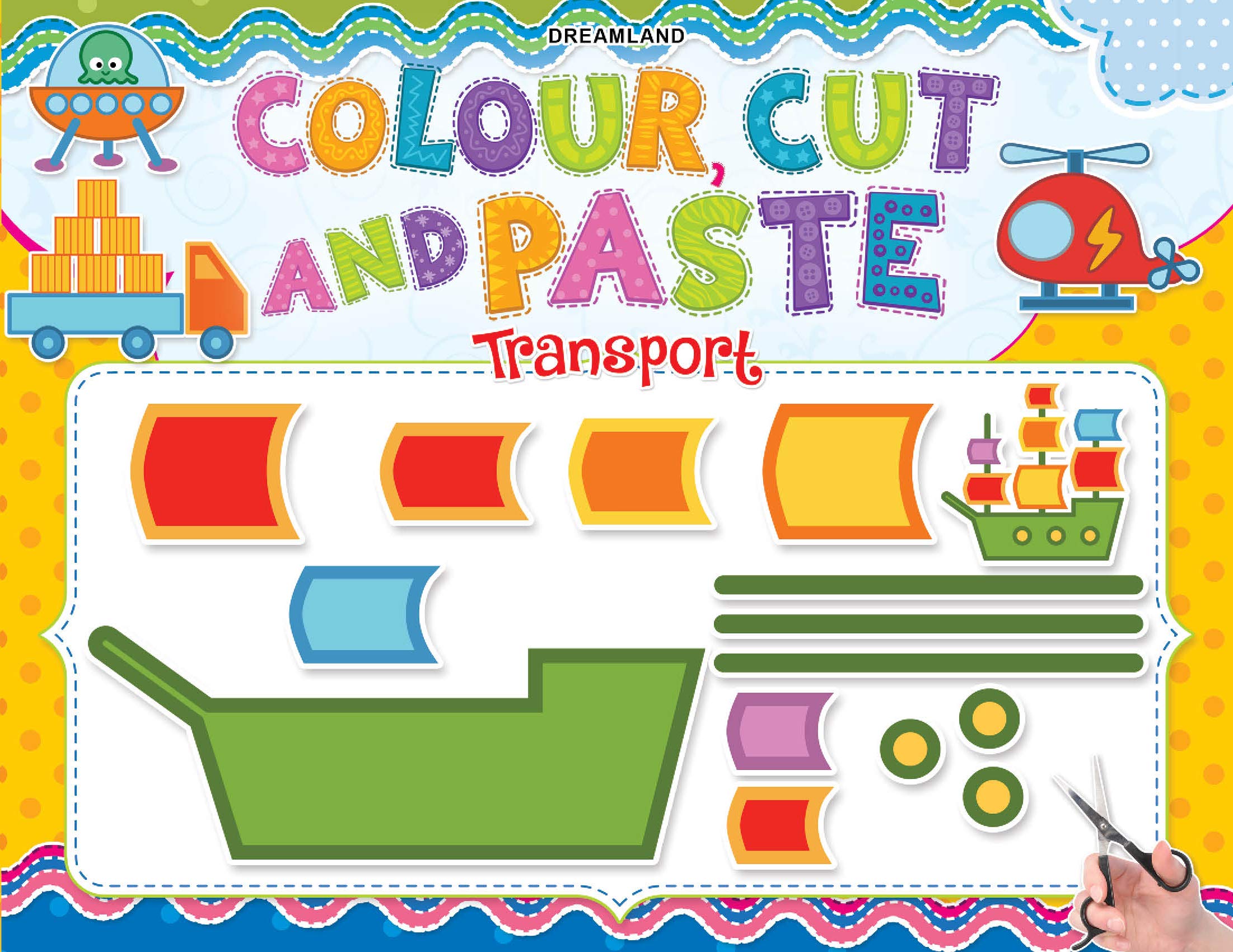 Colour, Cut and Paste - Transport
