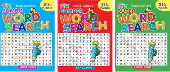 SET OF 3 WORD SEARCH BOOKS