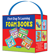 FIRST STEP TO LEARNING FOAM BOOKS (BOX OF 4 FOAM BOOKS)